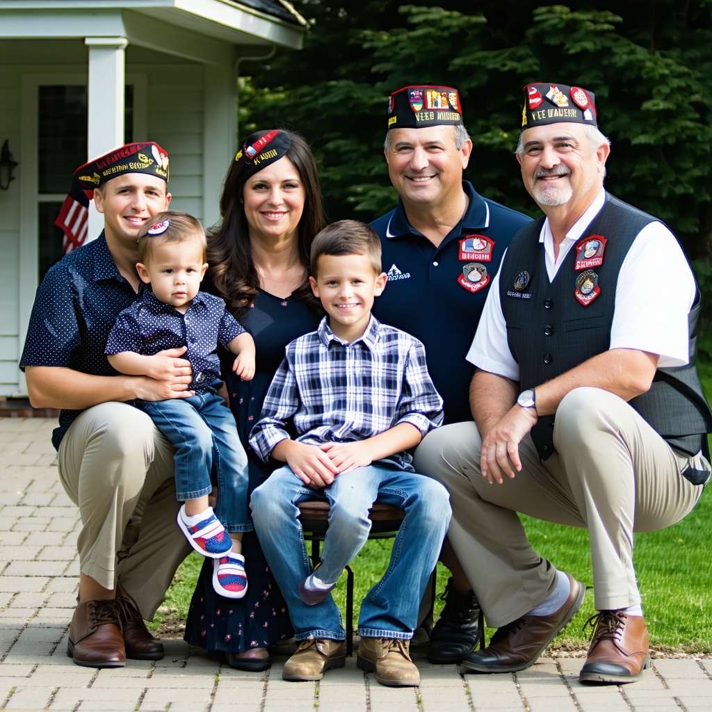 veterans with family-1