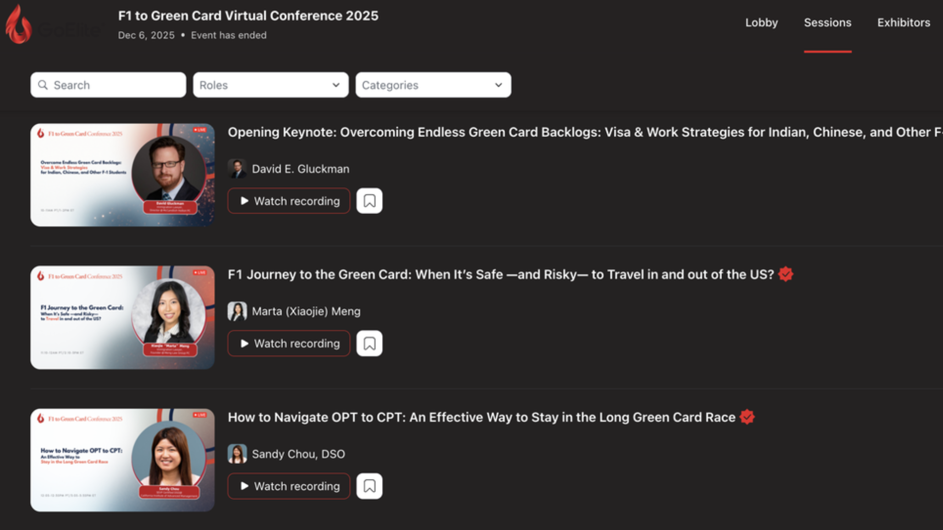 F-1 to Green Card Conference 2025: How GoElite’s F2GC Helps International Students and Professionals Plan Their U.S. Future