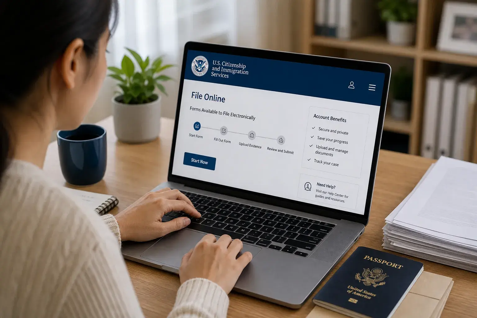 USCIS Sets Framework for Mandatory Electronic Filing: USCIS has created a framework for mandatory electronic filing