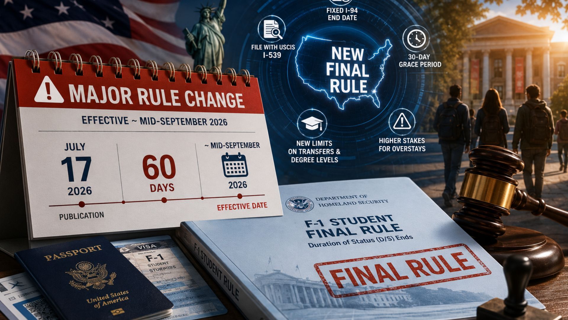 The D/S Rule Is Final: What Every F-1 Student Needs to Know